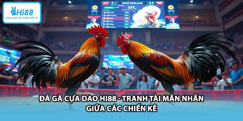 Đá Gà Cựa Dao HI88 - Tranh Tài Mãn Nhãn Giữa Các Chiến Kê