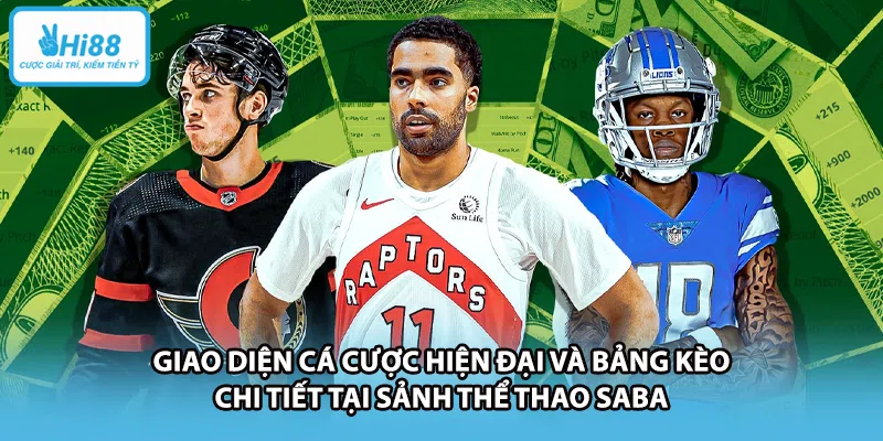 Giao diện cá cược hiện đại và bảng kèo chi tiết tại sảnh thể thao SABA&nbsp;
