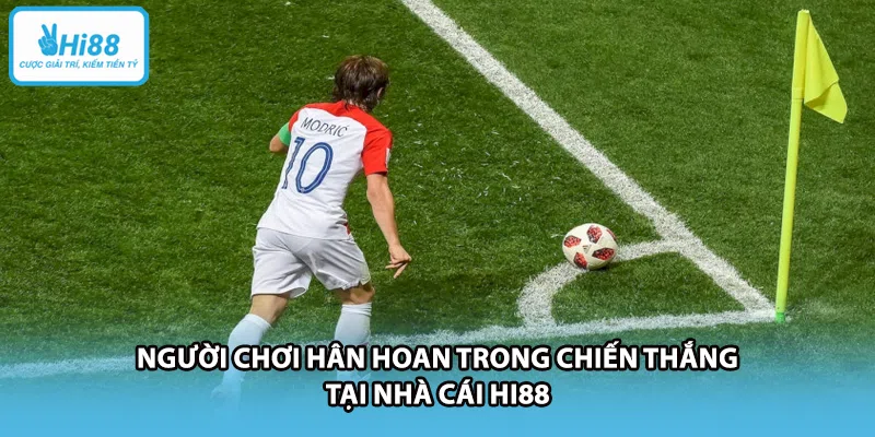 Người chơi hân hoan trong chiến thắng tại nhà cái HI88