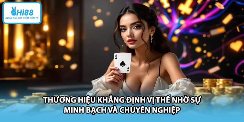 Thương hiệu khẳng định vị thế nhờ sự minh bạch và chuyên nghiệp