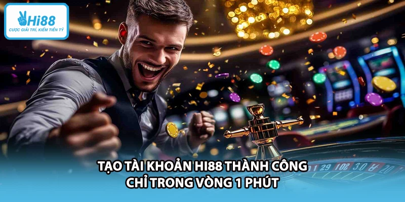 Tạo tài khoản HI88 thành công chỉ trong vòng 1 phút